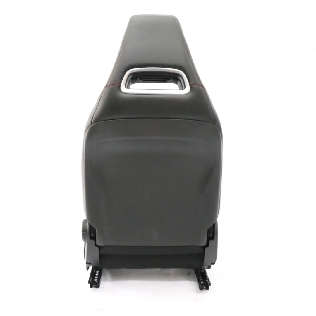 Mercedes W176 Asiento Delantero Izquierdo Tela Imitación Cuero Microfibra Negro