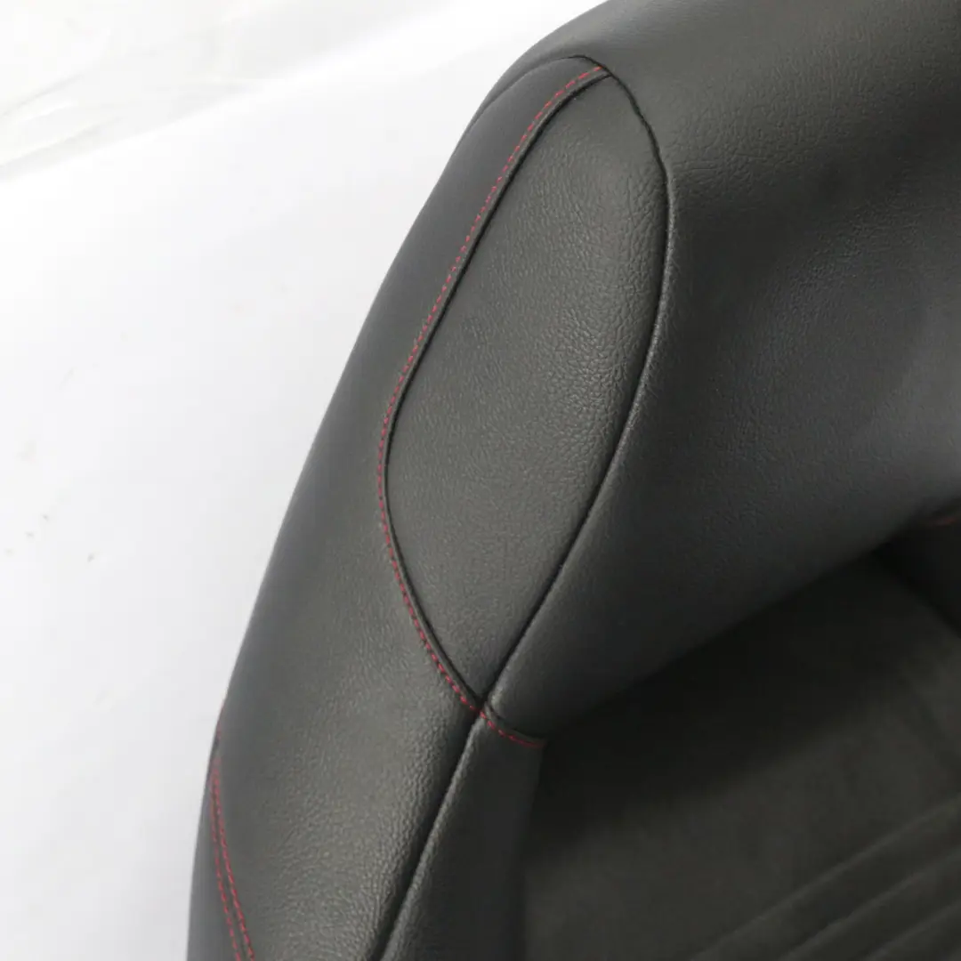 Mercedes W176 Asiento Delantero Izquierdo Tela Imitación Cuero Microfibra Negro