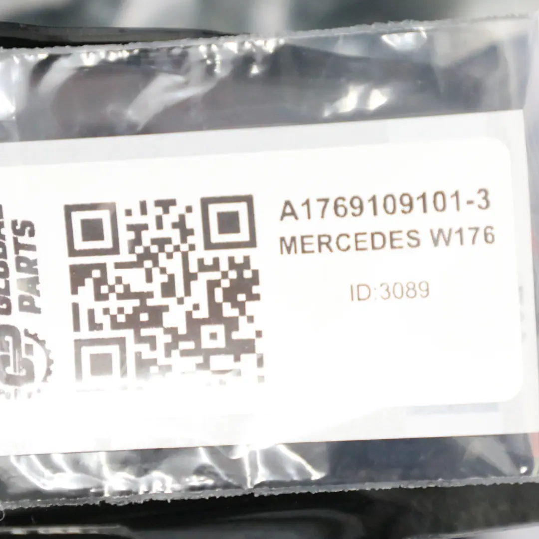 Mercedes W176 Asiento Delantero Izquierdo Tela Imitación Cuero Microfibra Negro