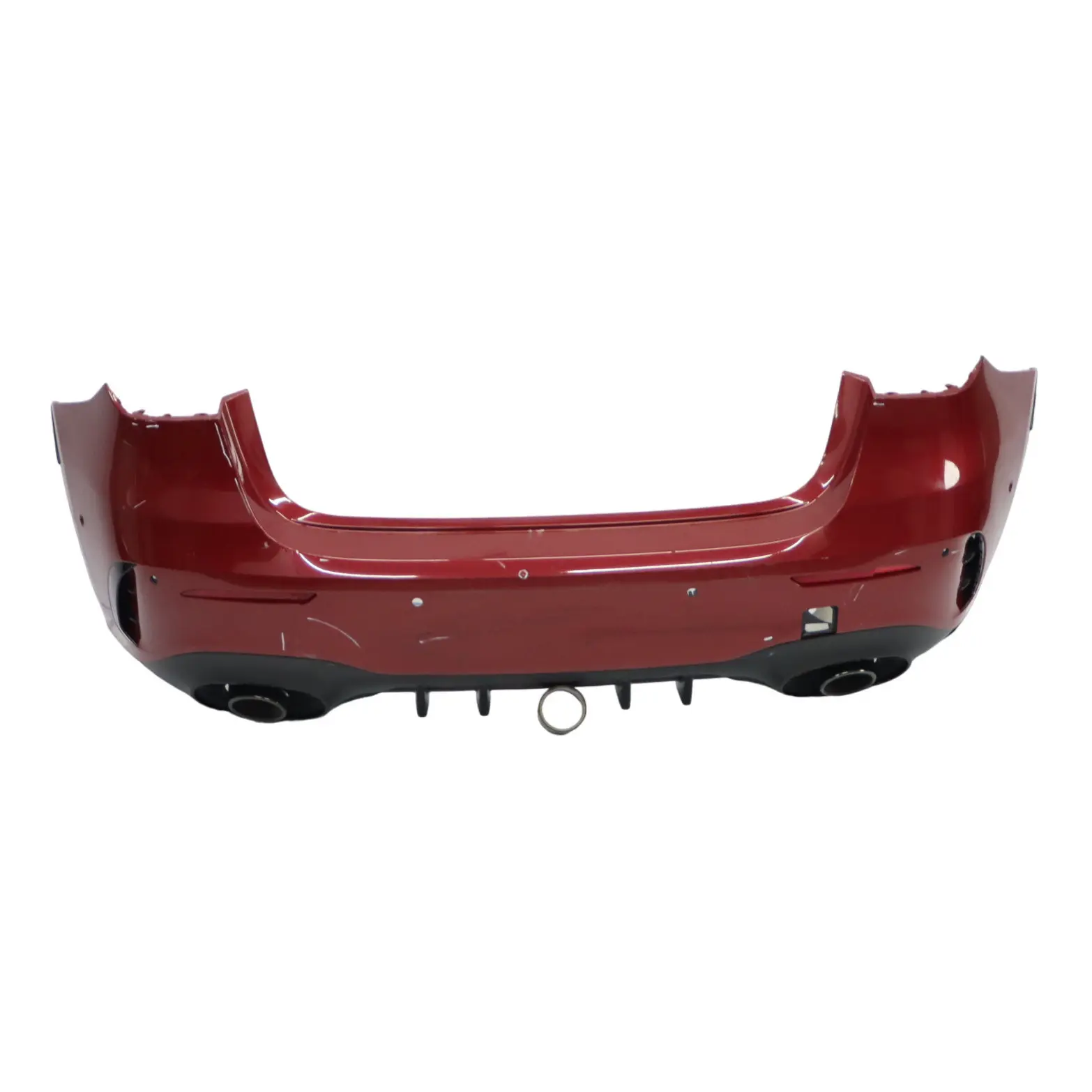 Mercedes W177 Bumper Rear AMG Trim Panel Covering Patagonia Red - 993