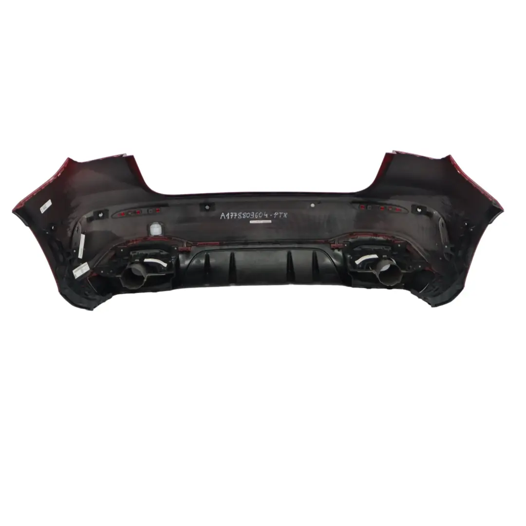 Mercedes W177 Bumper Rear AMG Trim Panel Covering Patagonia Red - 993