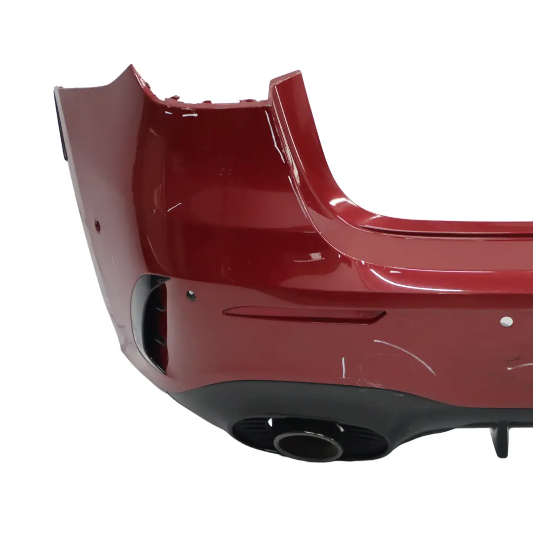 Mercedes W177 Bumper Rear AMG Trim Panel Covering Patagonia Red - 993