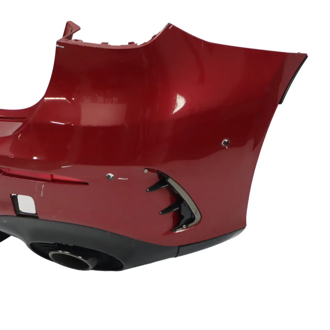 Mercedes W177 Bumper Rear AMG Trim Panel Covering Patagonia Red - 993