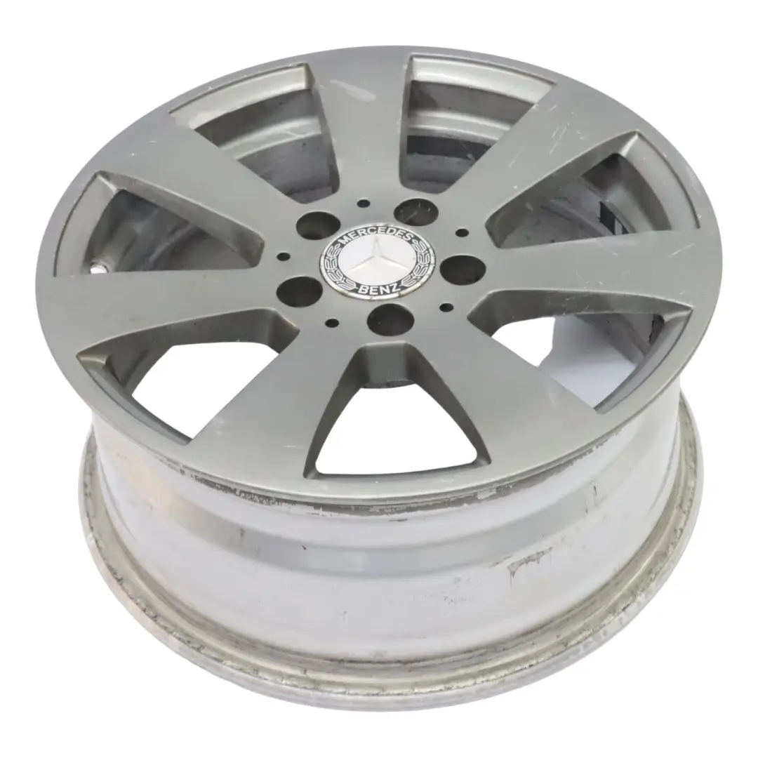 Mercedes W204 Grau Leicht metall felge 16" 7 Loch ET:43 7J A2044011102