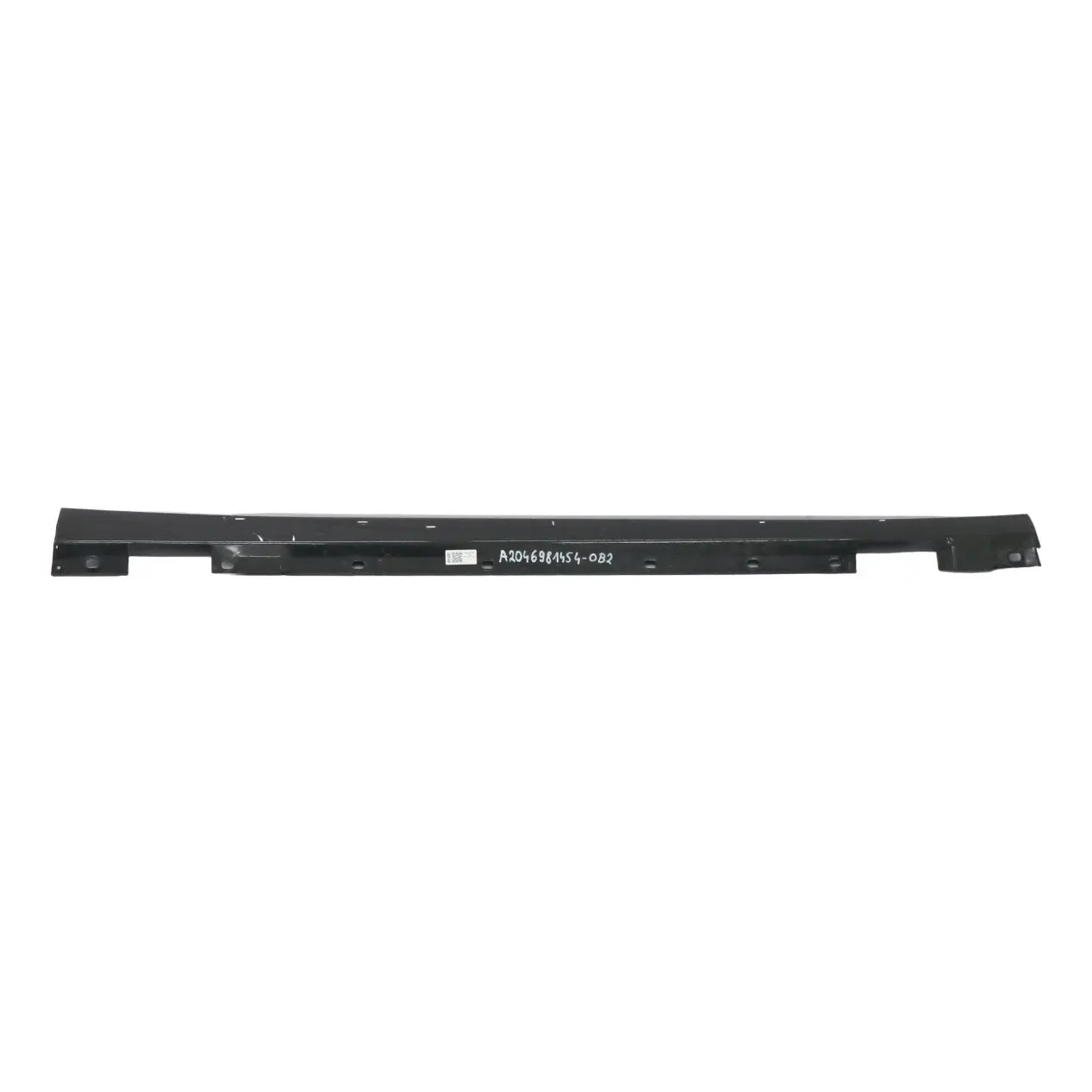 Mercedes W204 Side Skirt Cover Door Sill Panel Right O/S Obsidian Black - 197