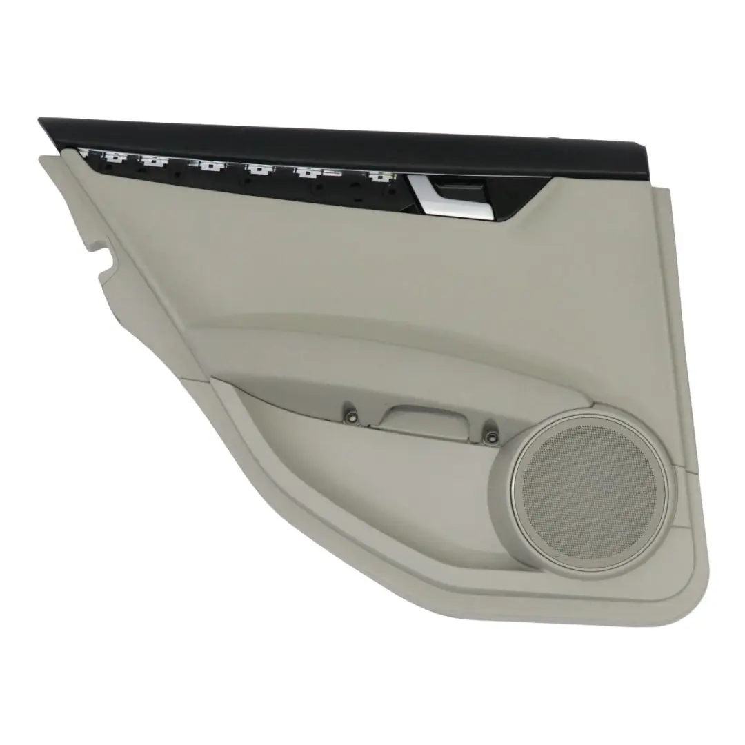 Mercedes W204 Embellecedor del panel de la puerta trasera izquierda Beige