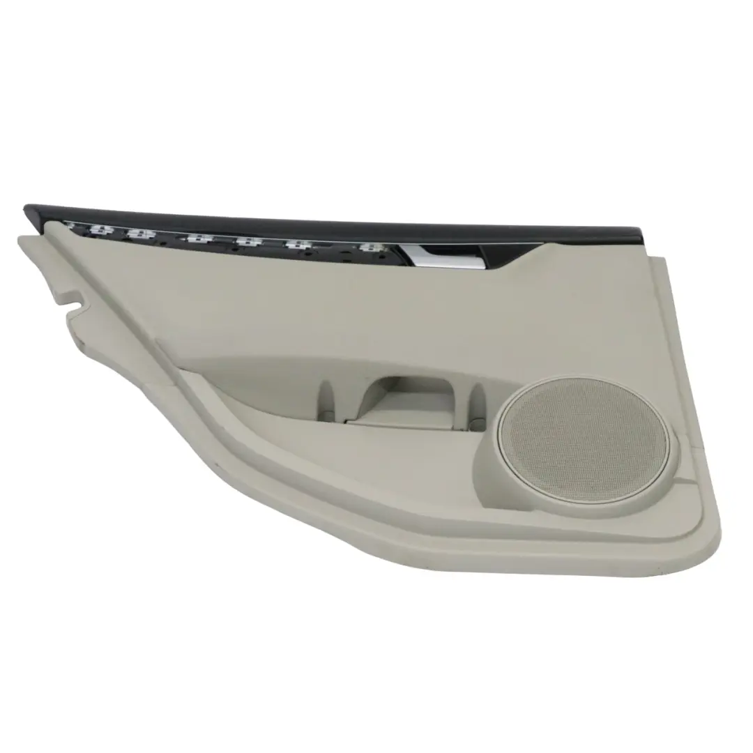 Mercedes W204 Embellecedor del panel de la puerta trasera izquierda Beige