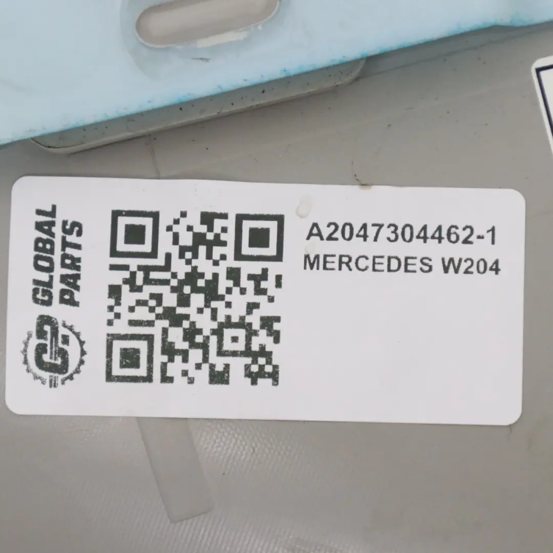 Mercedes W204 Embellecedor del panel de la tarjeta trasera derecha beige