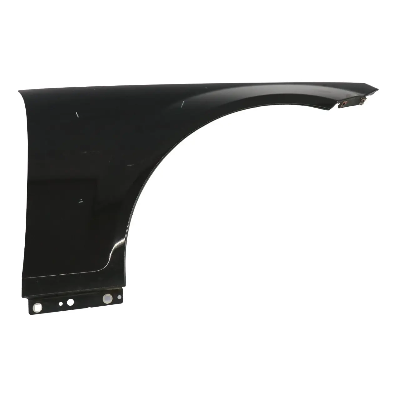 Mercedes W204 Side Wing Panel Front Right O/S Fender Obsidian Black - 197