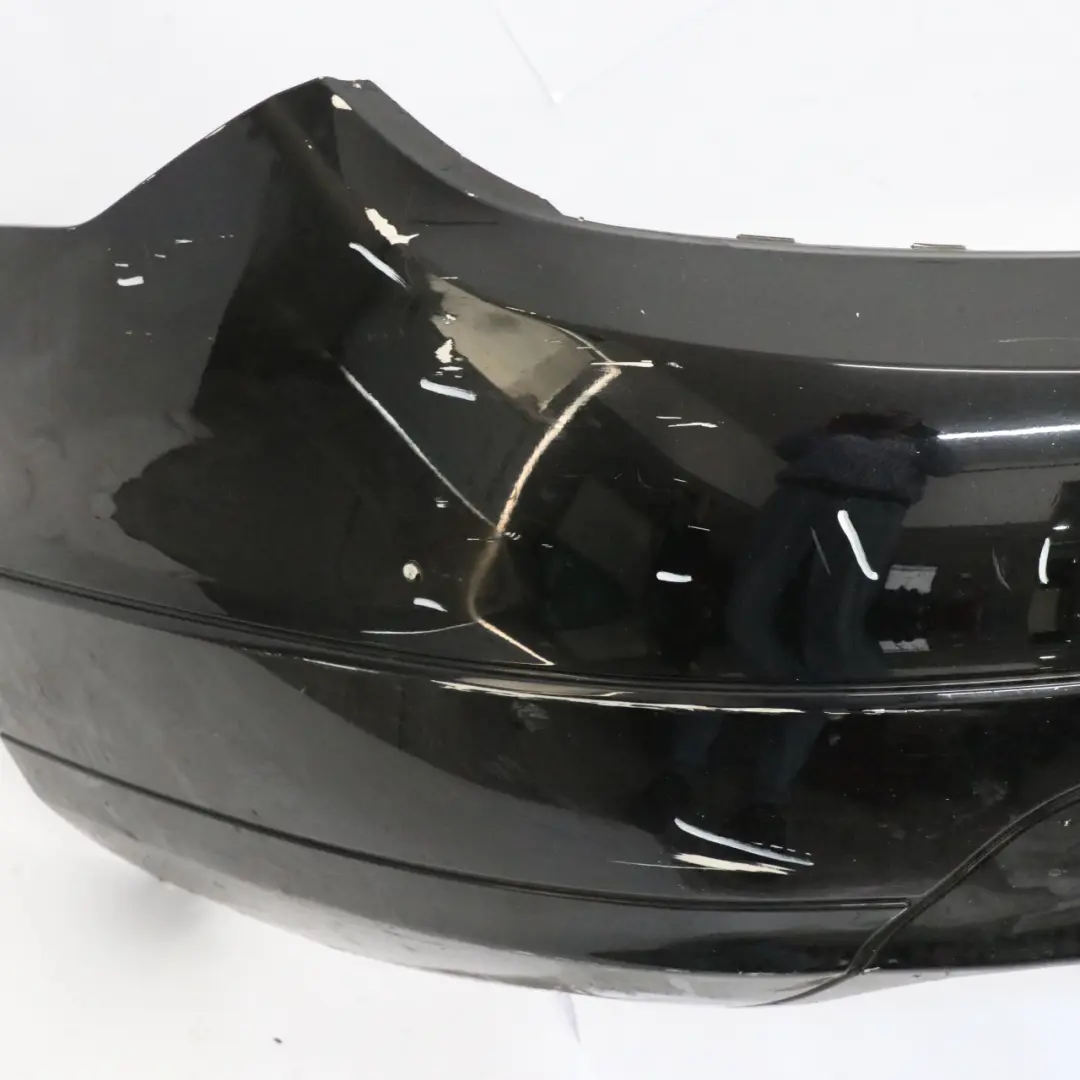 Mercedes W204 Rear Bumper Trim Panel AMG Obsidian Black Metallic - 197