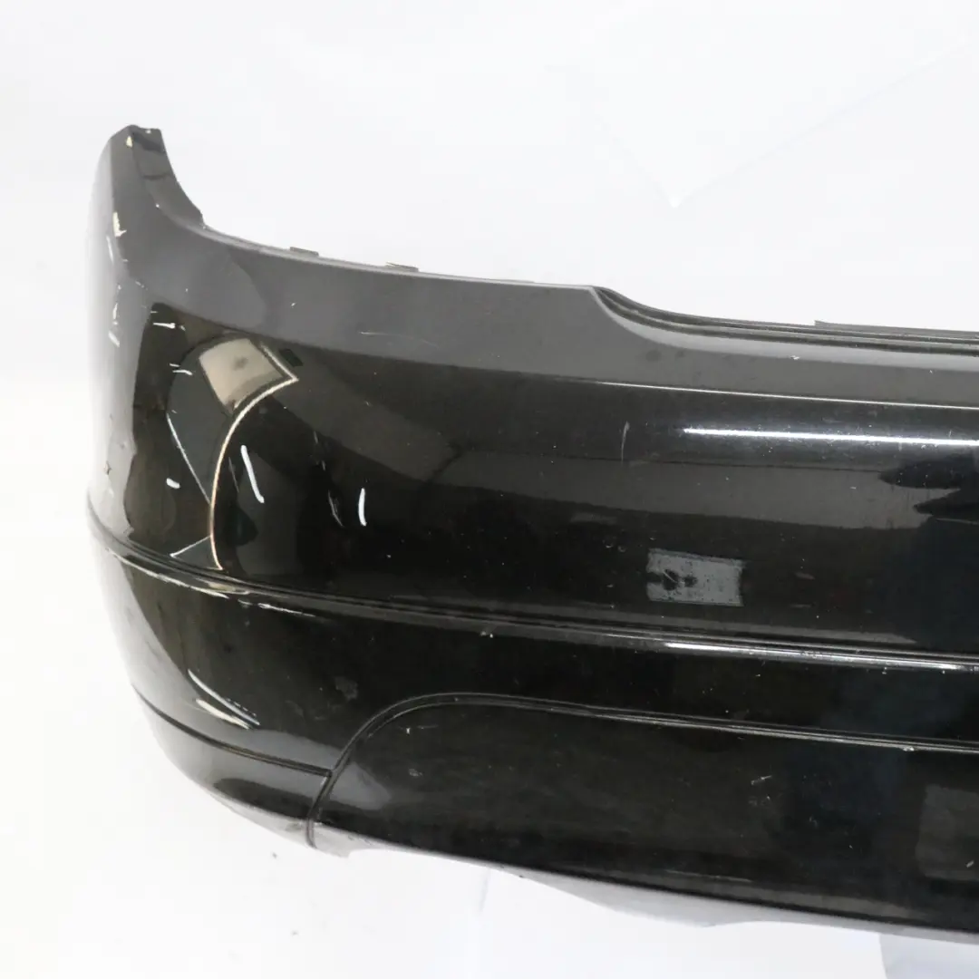 Mercedes W204 Rear Bumper Trim Panel AMG Obsidian Black Metallic - 197