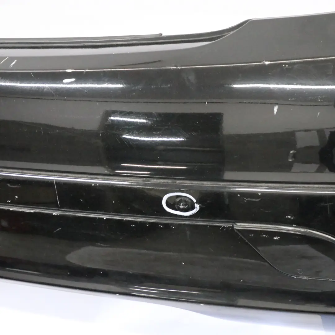 Mercedes W204 Rear Bumper Trim Panel AMG Obsidian Black Metallic - 197