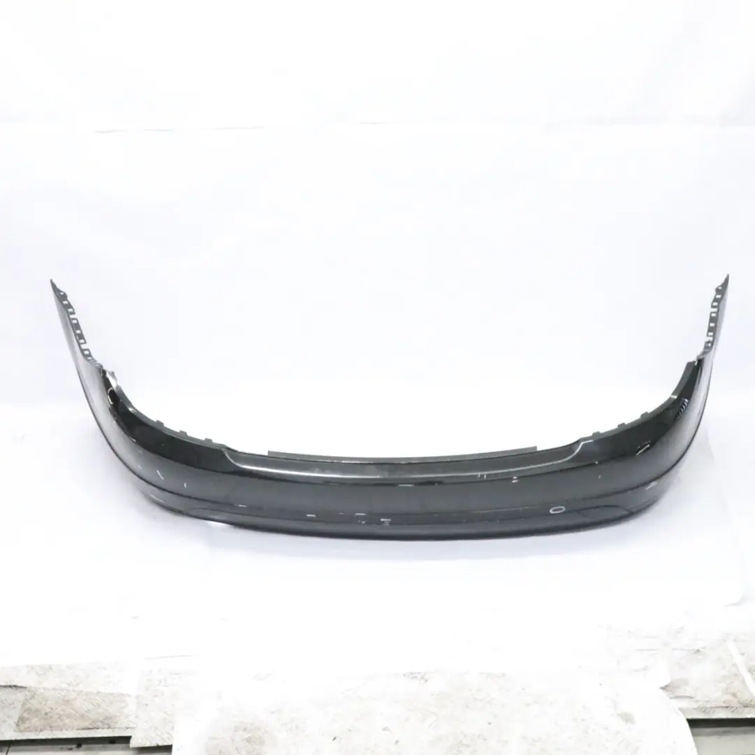 Mercedes W204 Rear Bumper Trim Panel AMG Obsidian Black Metallic - 197