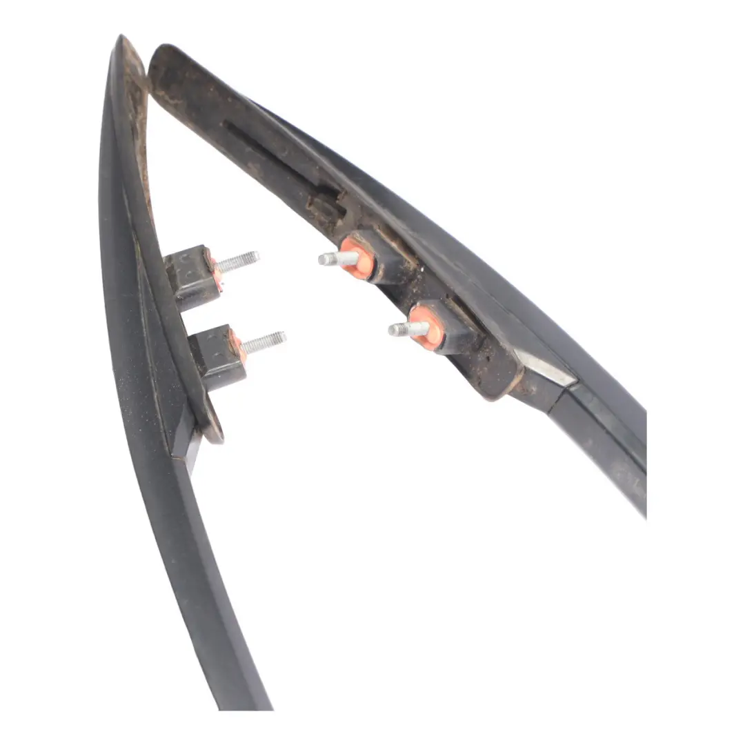 Mercedes S204 Roof Rail Strip Estate Left N/S Railing Rack Moulding Black Set