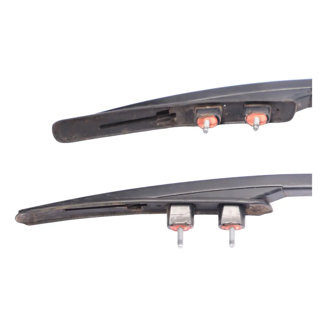 Mercedes S204 Roof Rail Strip Estate Left N/S Railing Rack Moulding Black Set