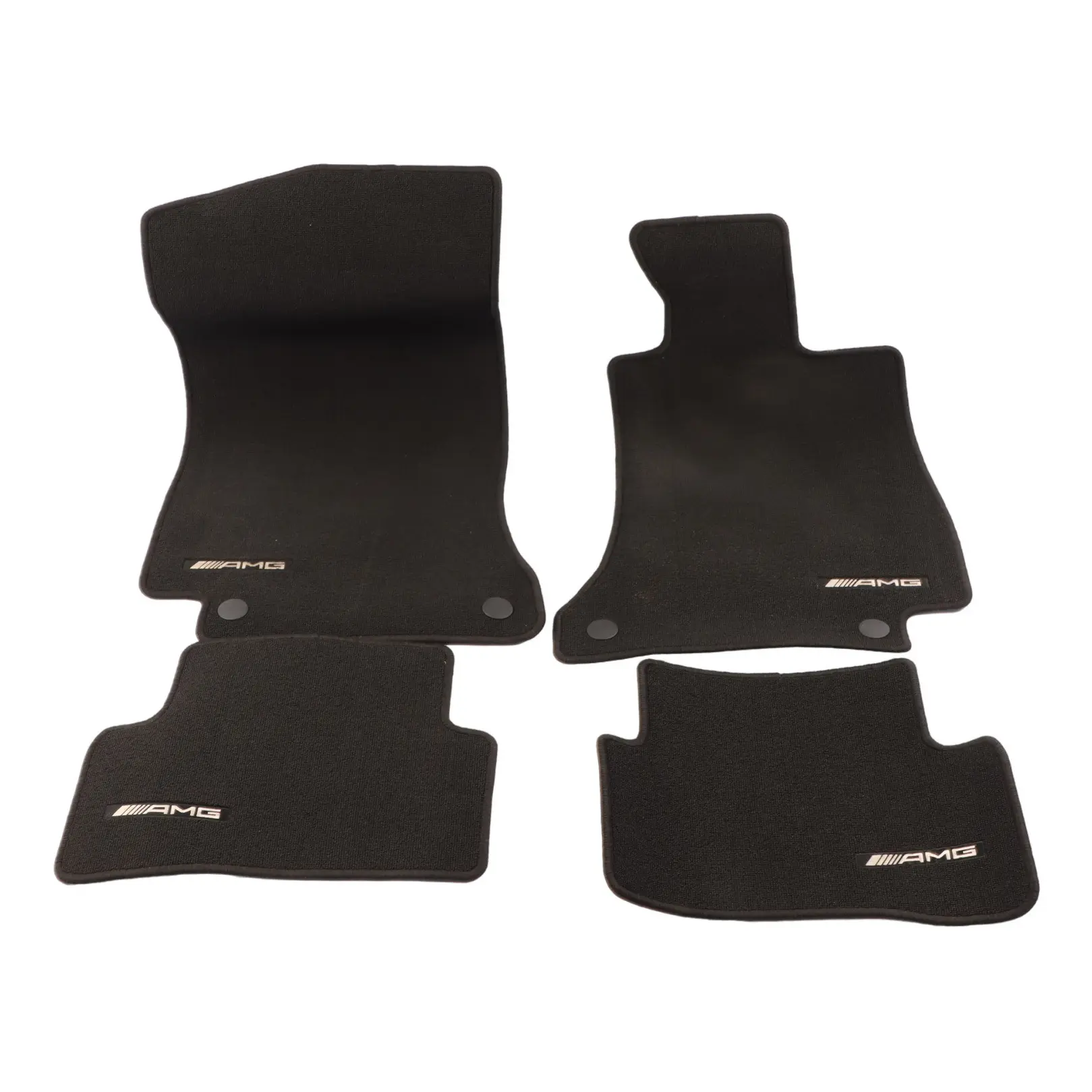 Mercedes W205 AMG Floor Mats Set Interior Front Rear Covers Black A2056802501