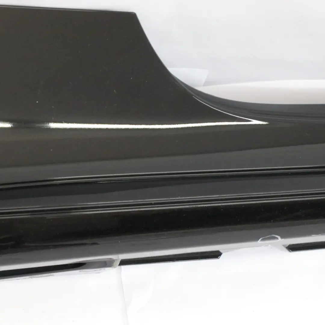 Mercedes A205 Side Skirt Right O/S AMG Sill Cover Obsidian Black Metallic - 197