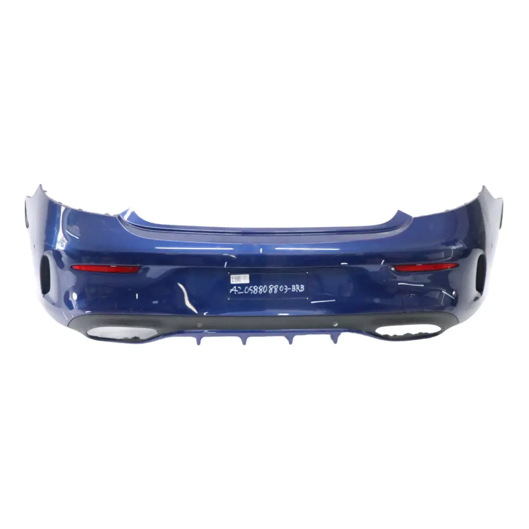 Mercedes C205 Bumper Rear Trim Panel Covering AMG Brilliant Blue Metallic - 896