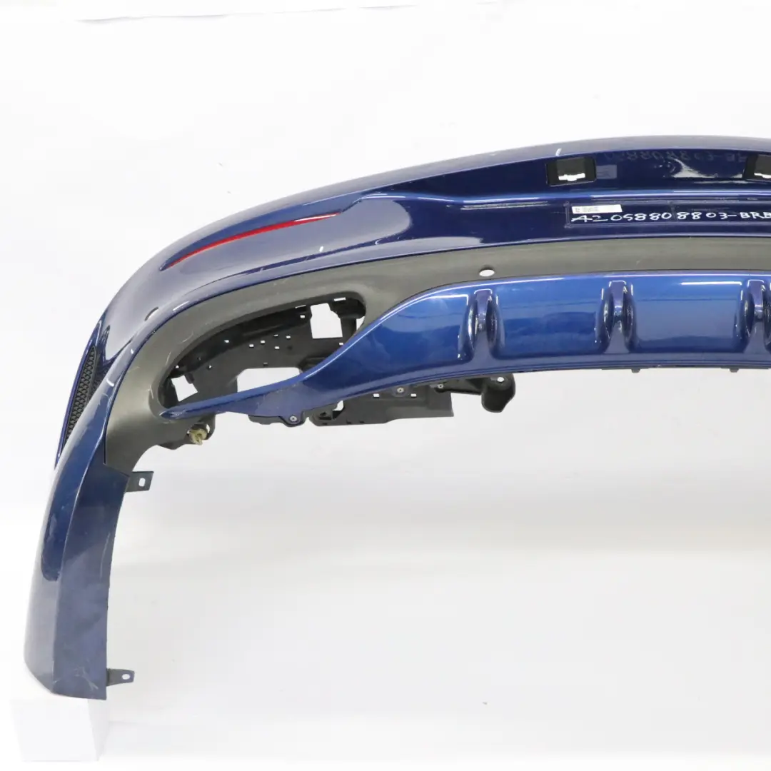 Mercedes C205 Bumper Rear Trim Panel Covering AMG Brilliant Blue Metallic - 896