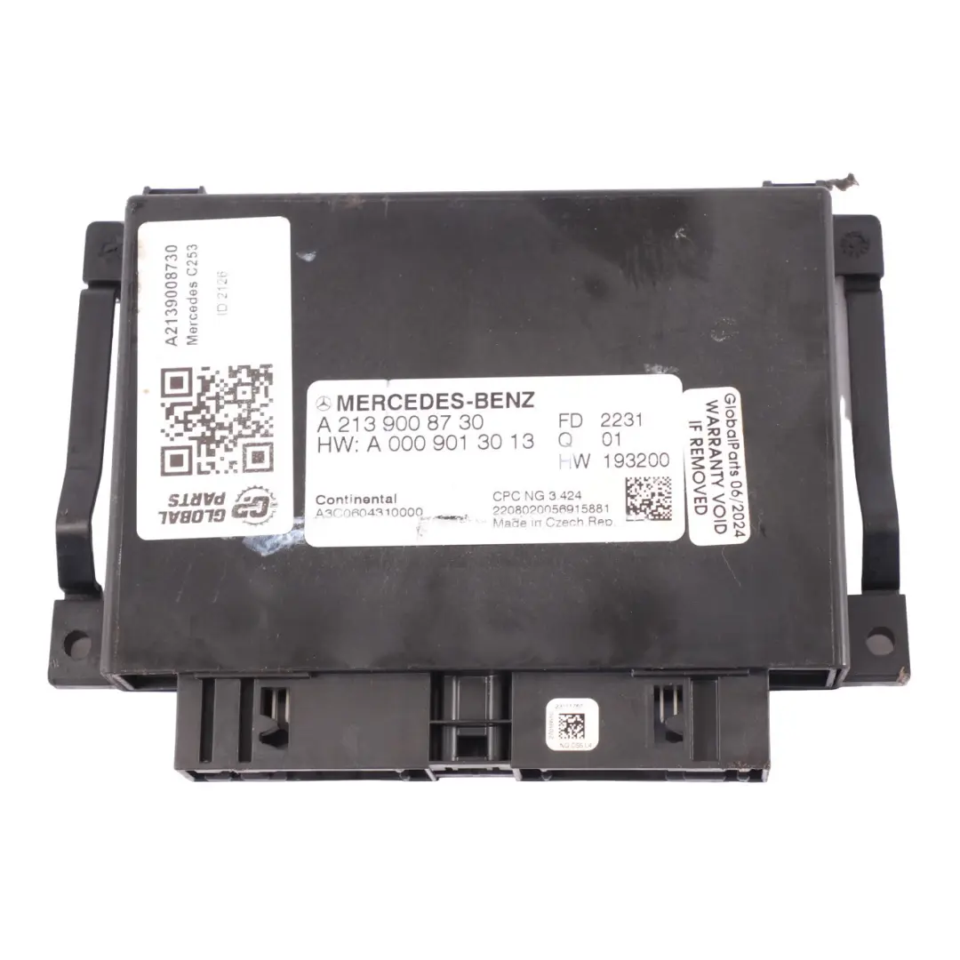 Módulo Cambios Mercedes C253 W177 W205 W247 Control ECU Automática A2139008730