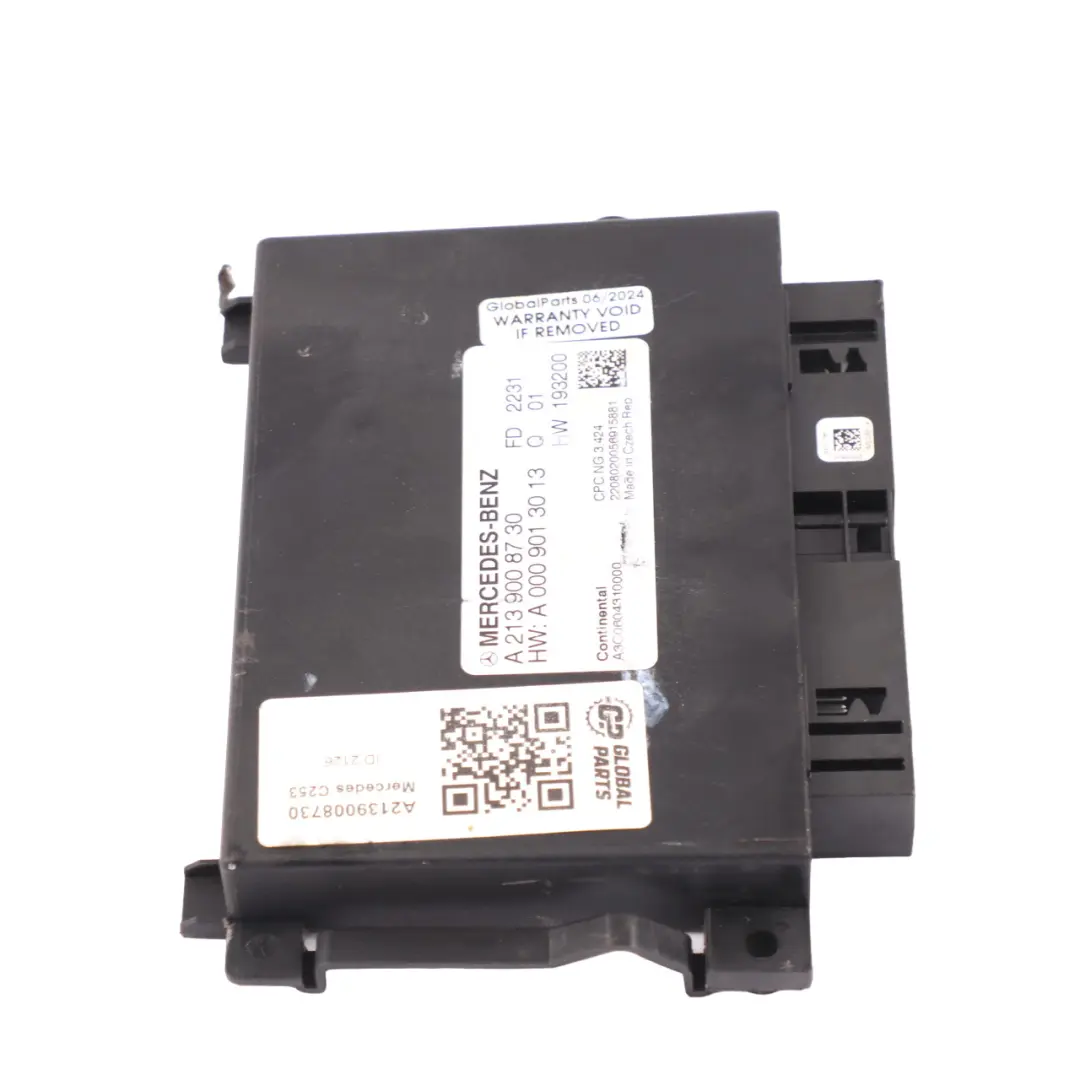 Módulo Cambios Mercedes C253 W177 W205 W247 Control ECU Automática A2139008730