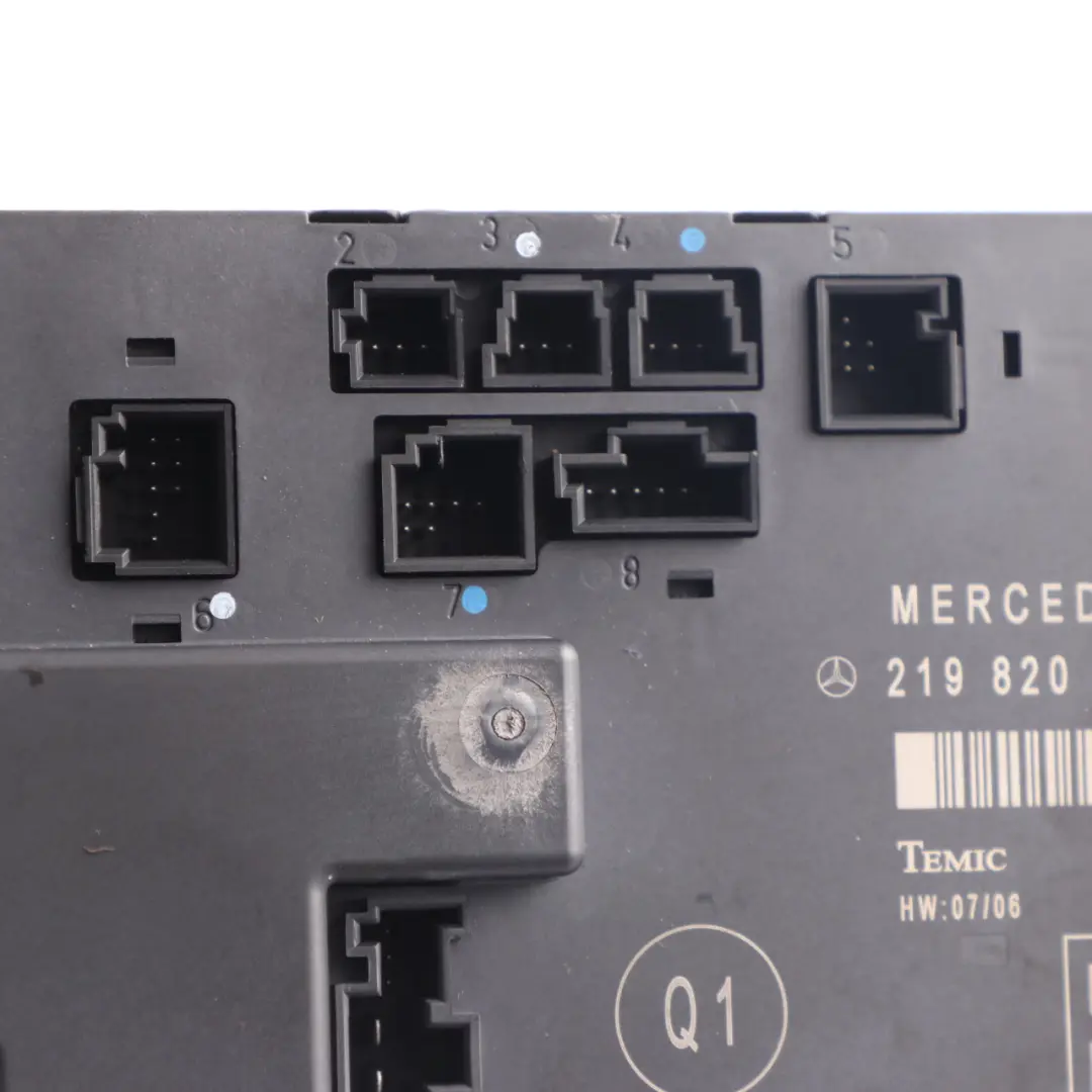 Mercedes C219 Módulo Puerta delantera derecha O/S Unidad de control A2198202026