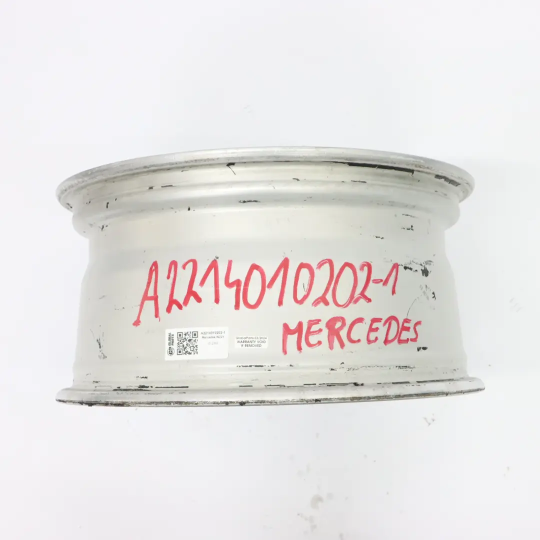 Llanta de aleación plateada Mercedes W216 W221 17" 8J ET:43 A2214010202