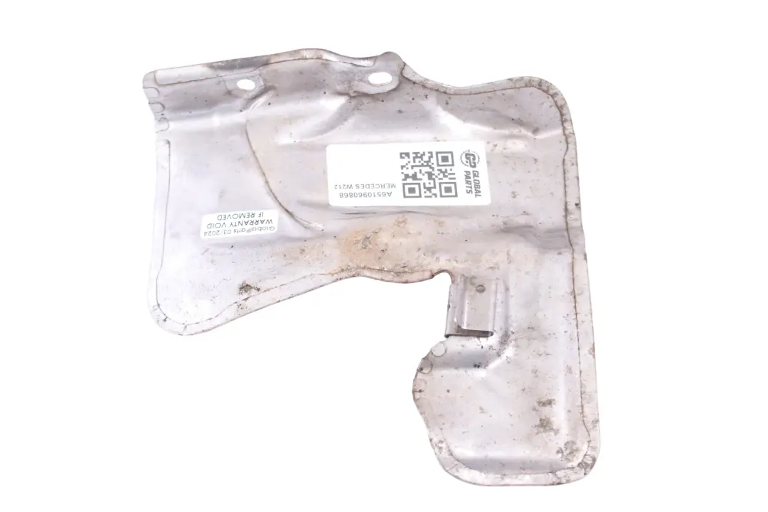 Hitzeschild Mercedes W212 OM651 Turbolader Abschirmblech A6510960868