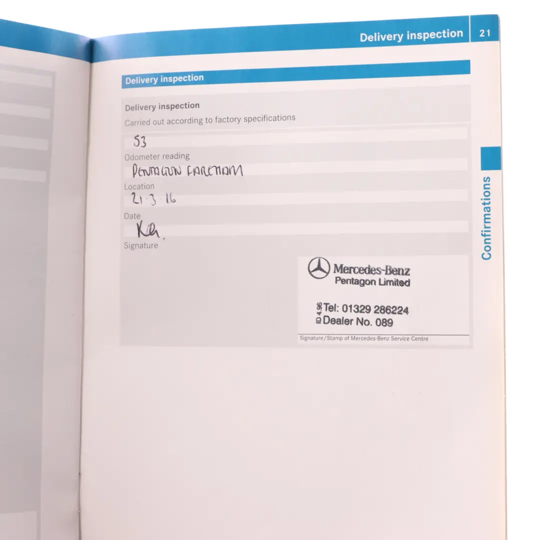 Mercedes Sprinter W906 Handbook Book Instruction Booklet Manual Wallet Case Set