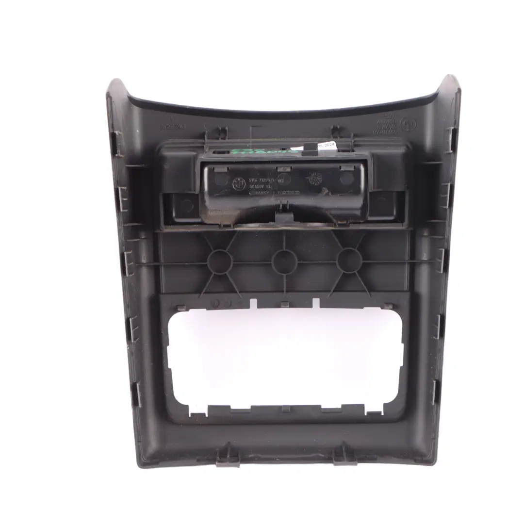 BMW 3 Series E90 E91 Covering Rear Trim Centre Console Black 7118049