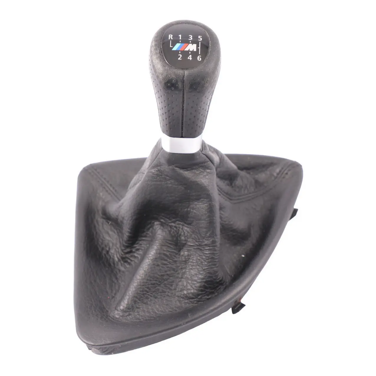 BMW E81 E82 E88 E87 LCI M-SPORT 6 Speed Gear Knob Gaiter Leather Black 8037305