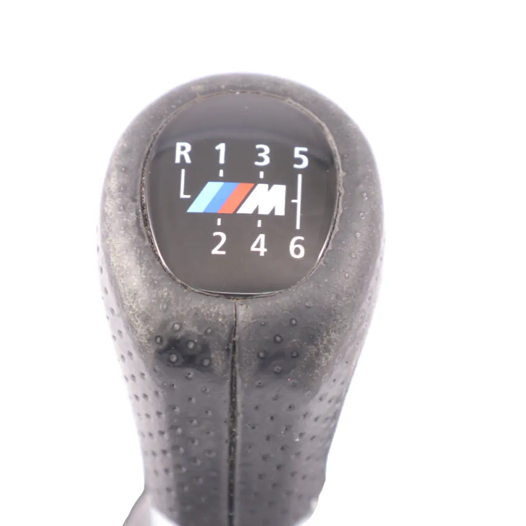 BMW E81 E82 E88 E87 LCI M-SPORT 6 Speed Gear Knob Gaiter Leather Black 8037305