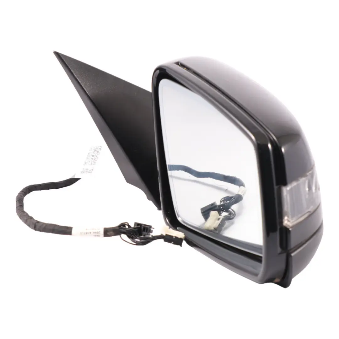 Mercedes C117 Wing Mirror Door Right O/S Auto Dip Power Fold Cosmic Black - 191