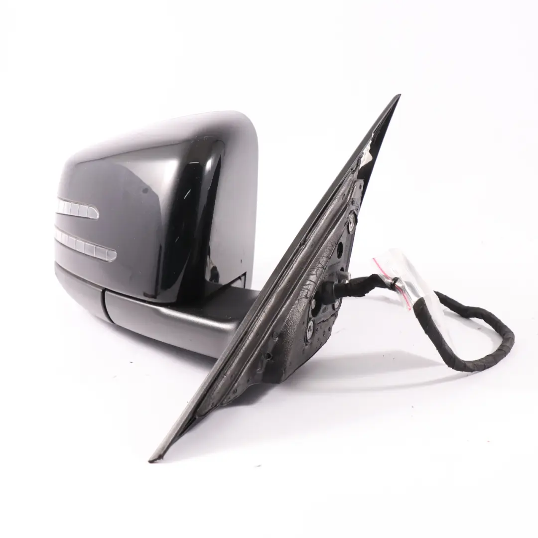 Mercedes C117 Wing Mirror Door Right O/S Auto Dip Power Fold Cosmic Black - 191