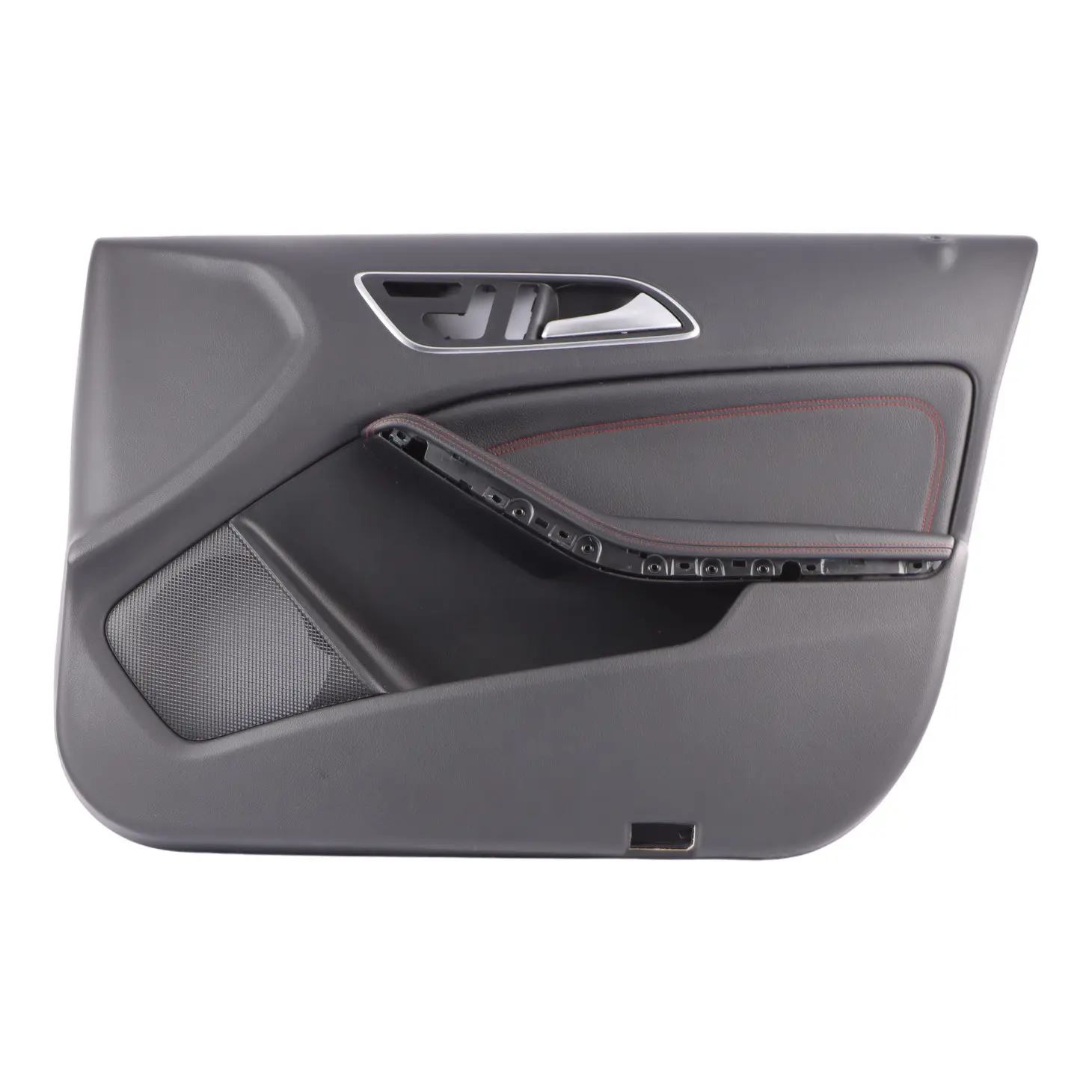 Front Door Card Mercedes W176 Right O/S Trim Panel Cover Leather Red Thread