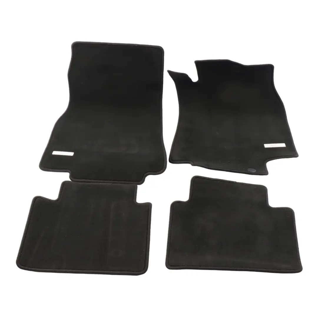 Mercedes W245 Floor Mats Set Interior Front Rear Footwell Floor Covers Black