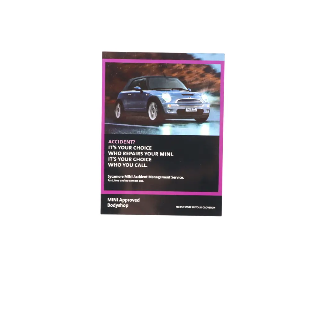Mini Cooper 3 R56 R57 Service Booklet Owner's Handbook Book Set