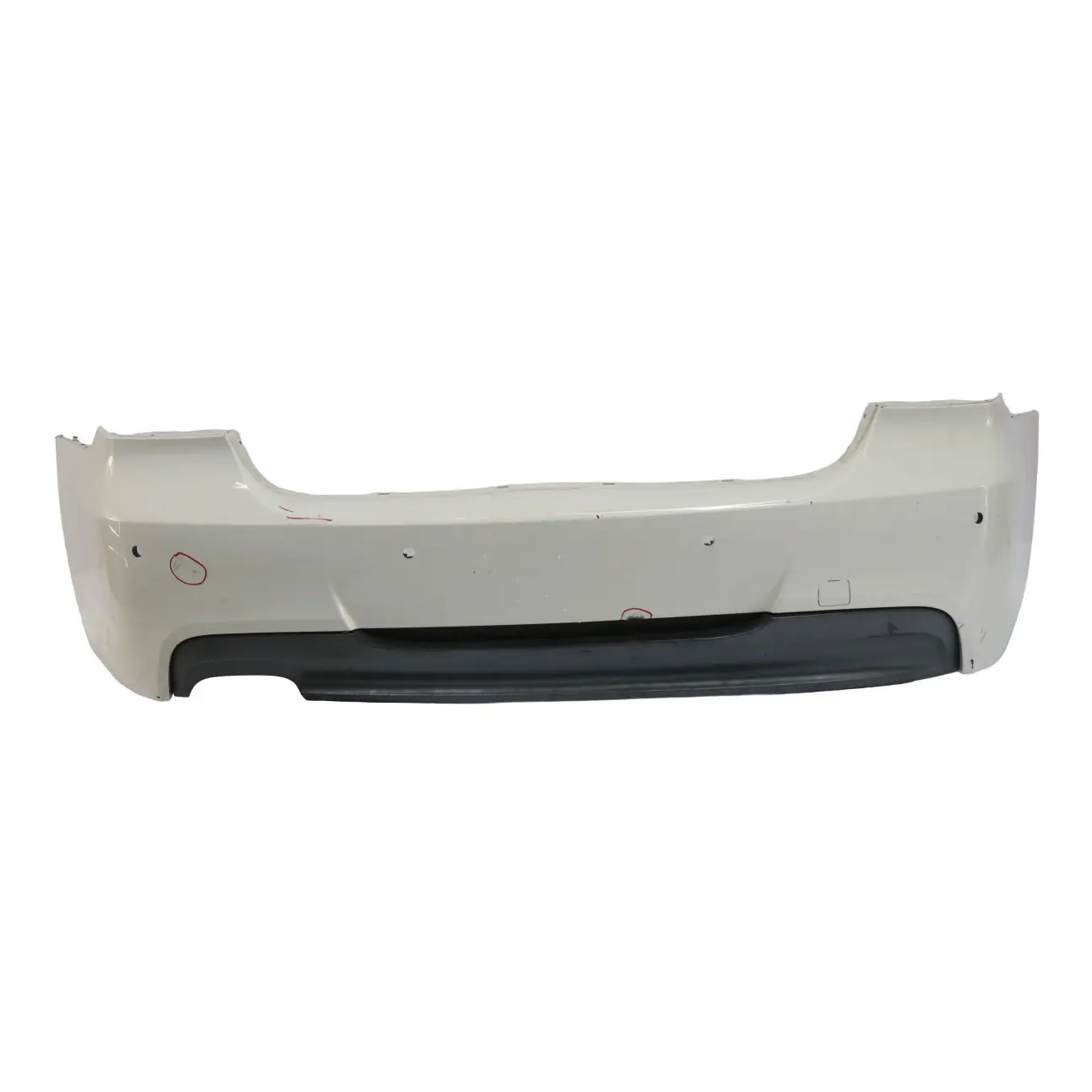 Rear Bumper BMW E90 M Sport Trim Panel PDC Alpinweiss 3 Alpine White - 300