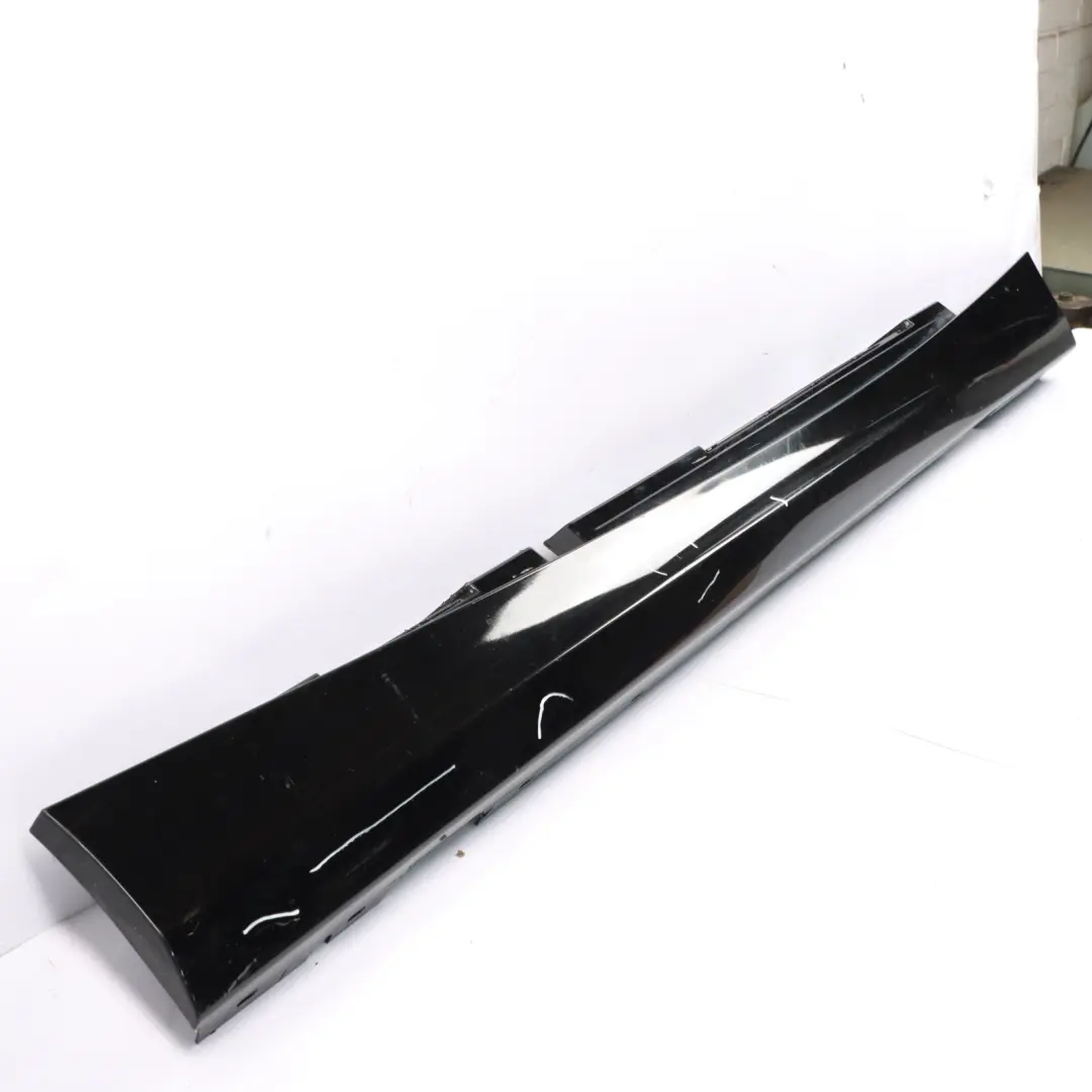 BMW E87 LCI Sill Strip Side Skirt Left N/S Schwarz 2 Black II - 668