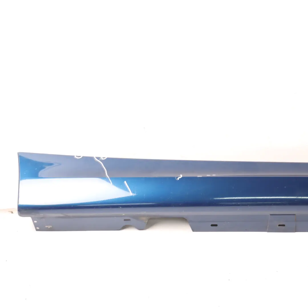 BMW E90 LCI Side Skirt Sill Strip Right O/S Le Mans Blue Metallic - 381