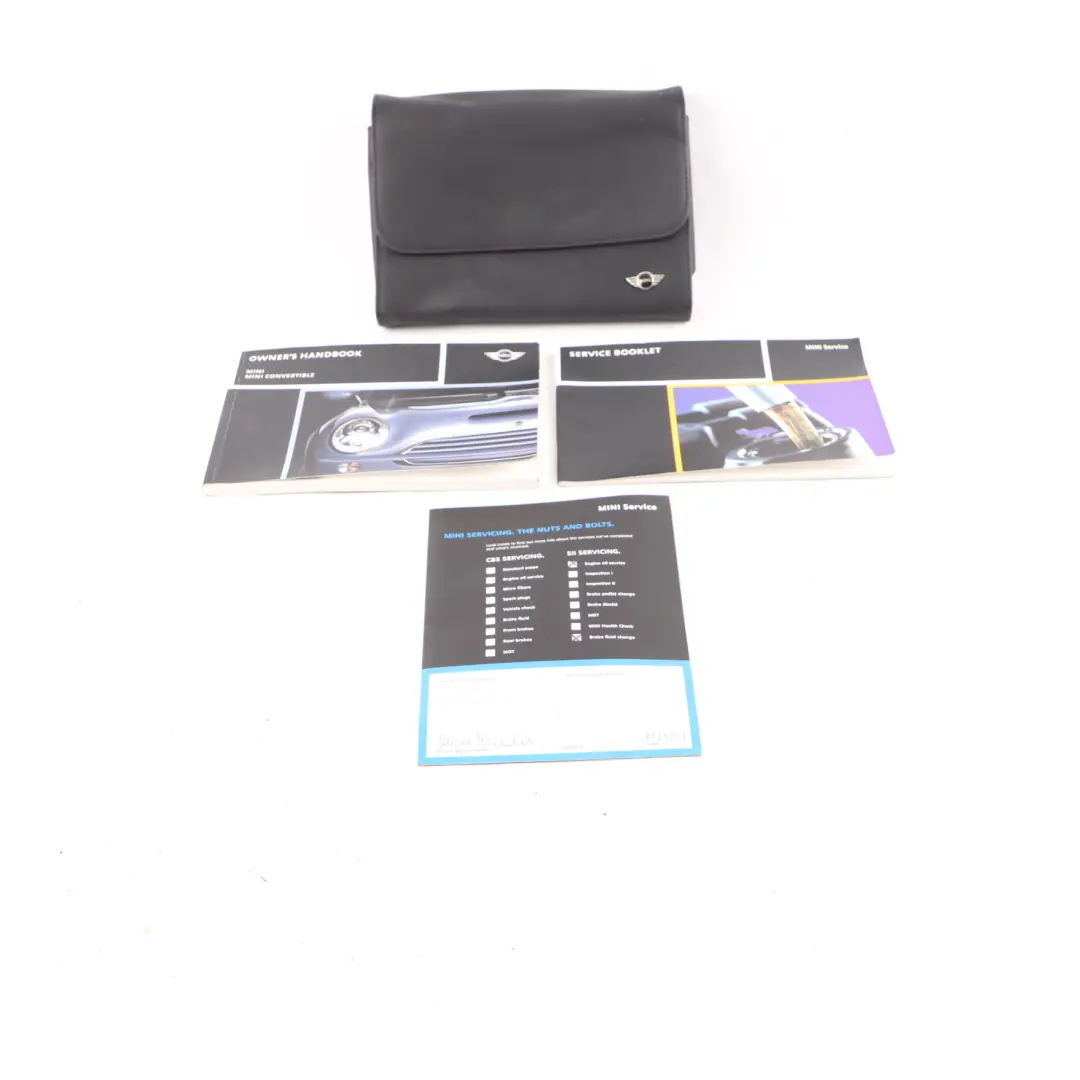 Mini R50 R52 R53 Service Booklet Owner's Handbook Set Pouch Case 0158093