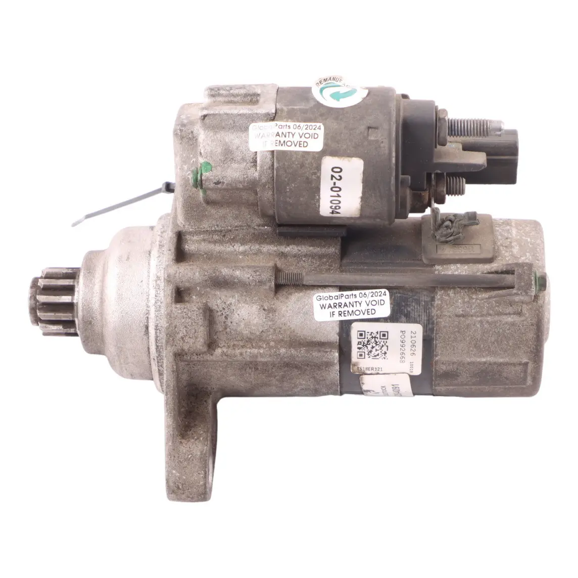 Volkswagen Transporter T5 Diesel Engine Starter Motor 2.0 TDI 02Z911023P