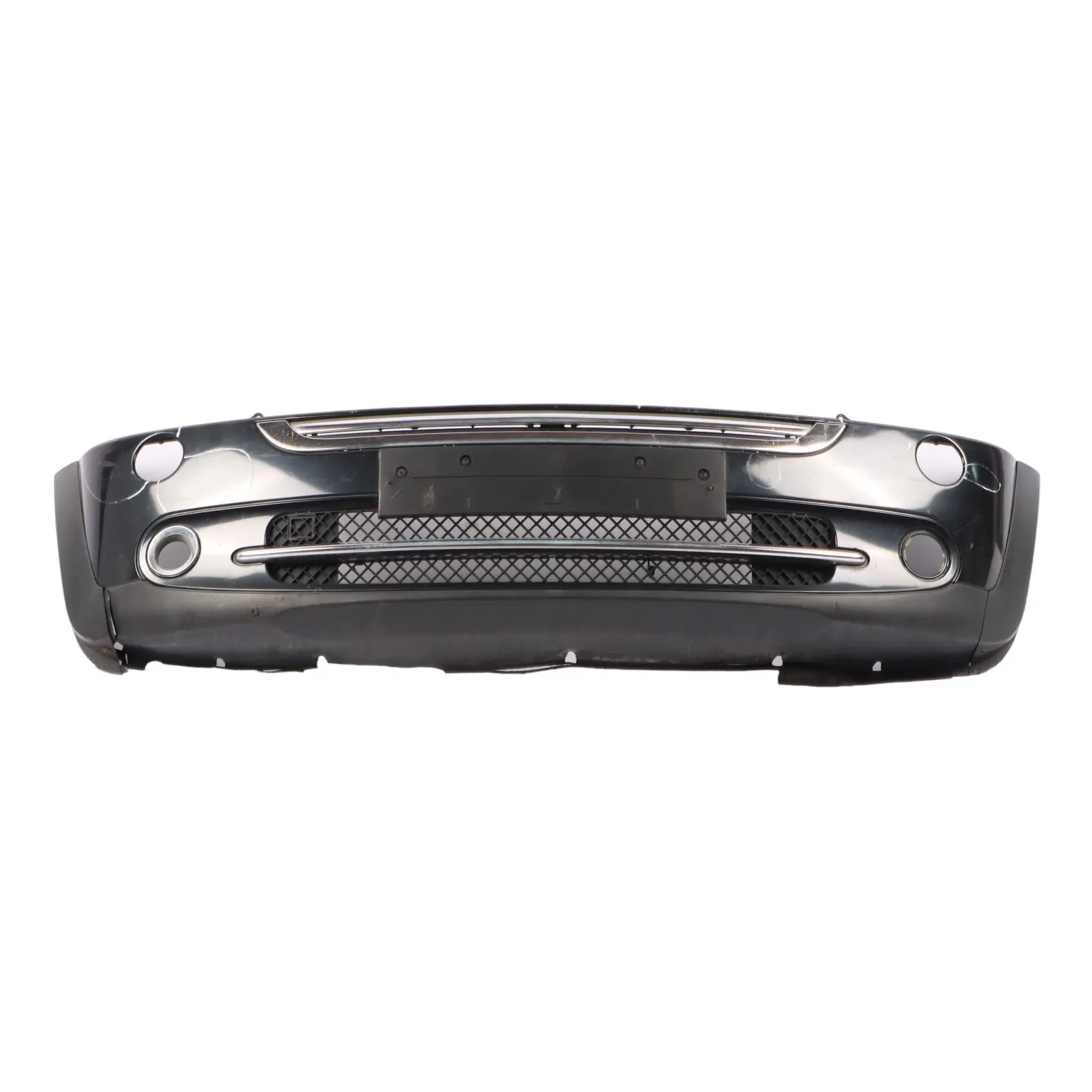 Mini R50 R52 Complete Front Bumper Panel Astro Black Metallic - A25