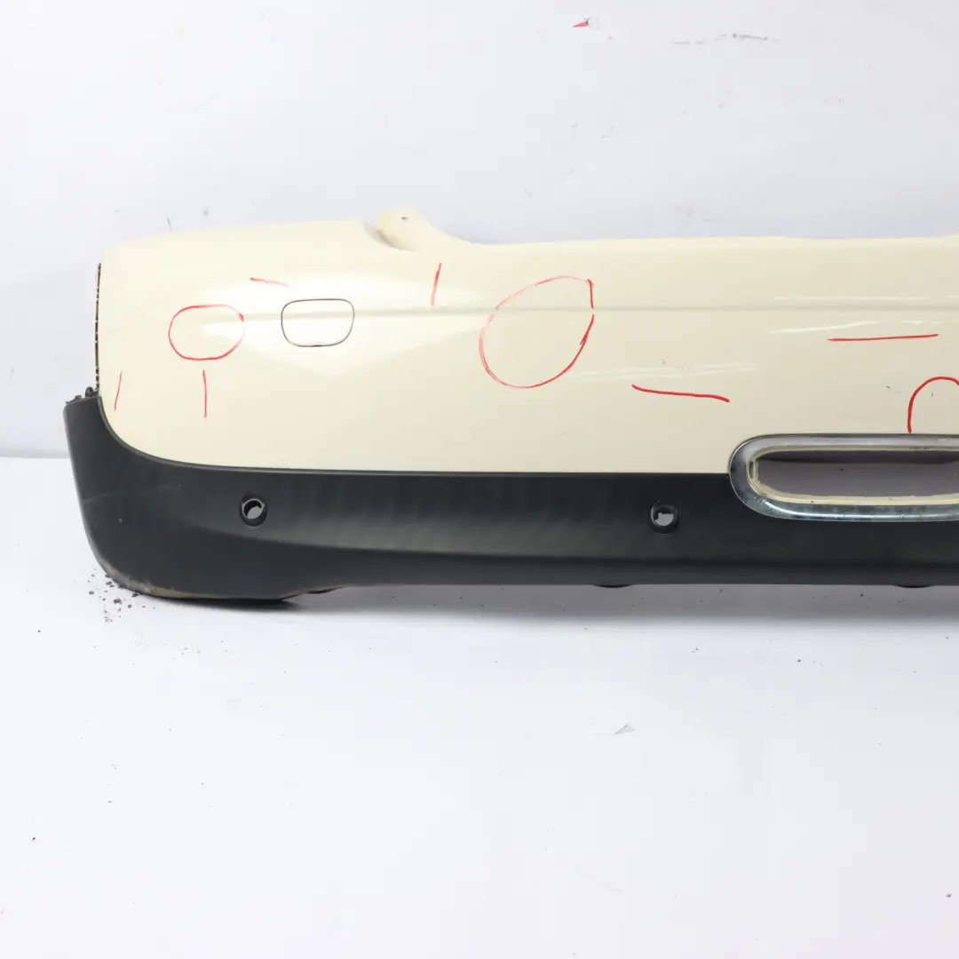 Mini R57 Rear Bumper Trim Panel Covering Rack Preparation Pepper White - 850