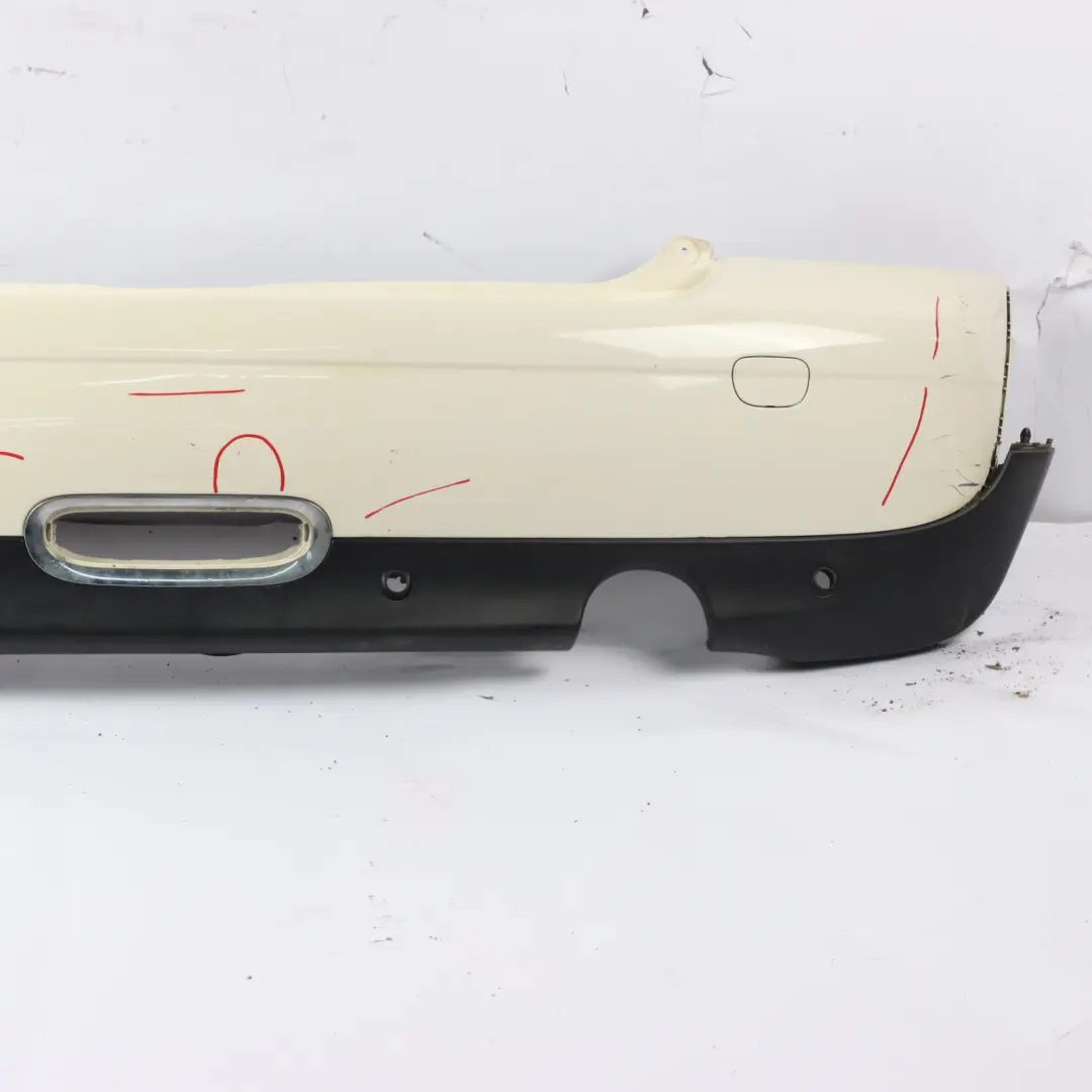 Mini R57 Rear Bumper Trim Panel Covering Rack Preparation Pepper White - 850