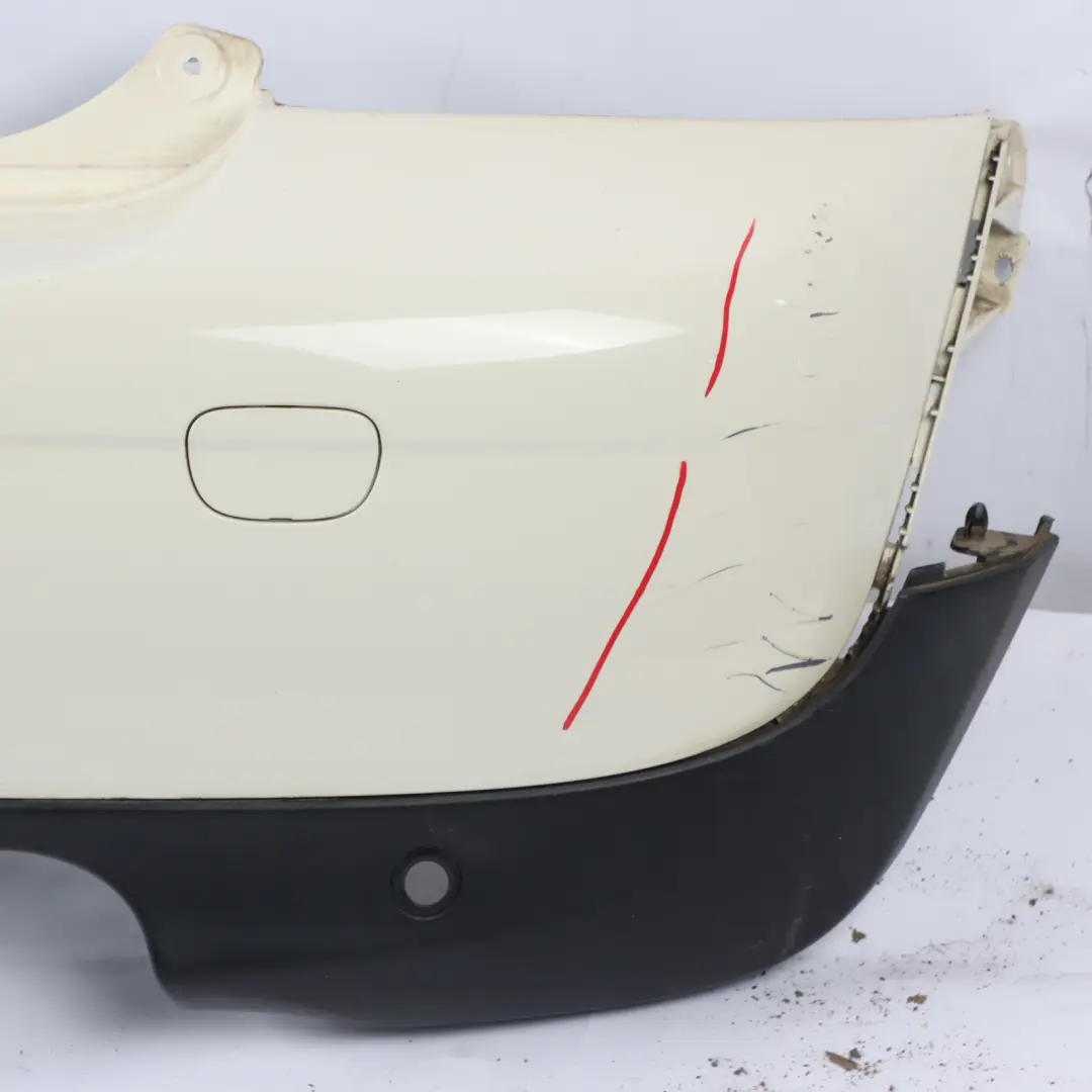 Mini R57 Rear Bumper Trim Panel Covering Rack Preparation Pepper White - 850