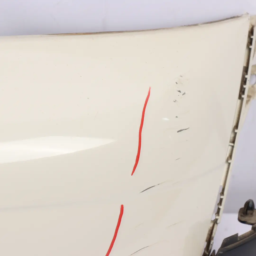 Mini R57 Rear Bumper Trim Panel Covering Rack Preparation Pepper White - 850