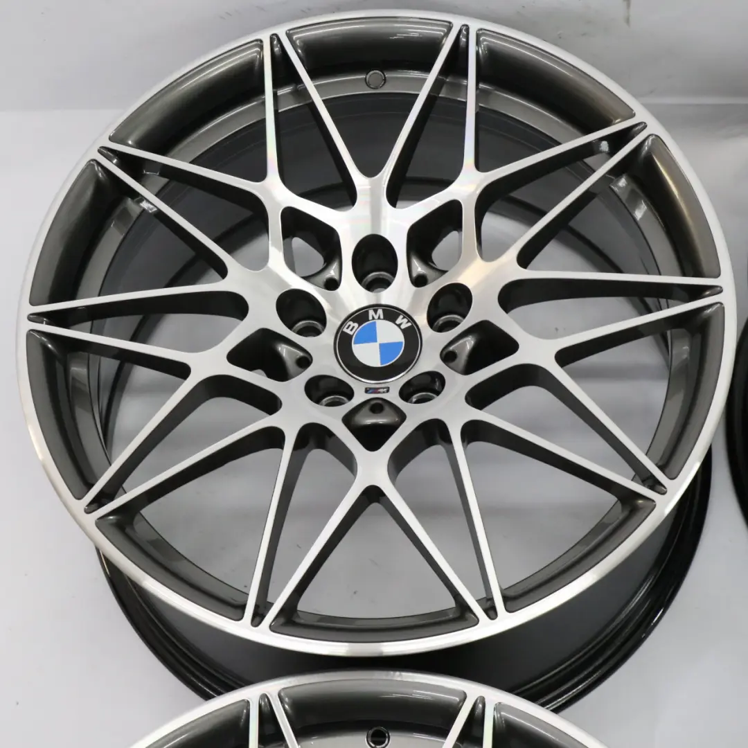 BMW F80 M3 Ferric Grey 4X Wheel Alloy Rim 20" M Star Spoke 666 9J/10J 2287501