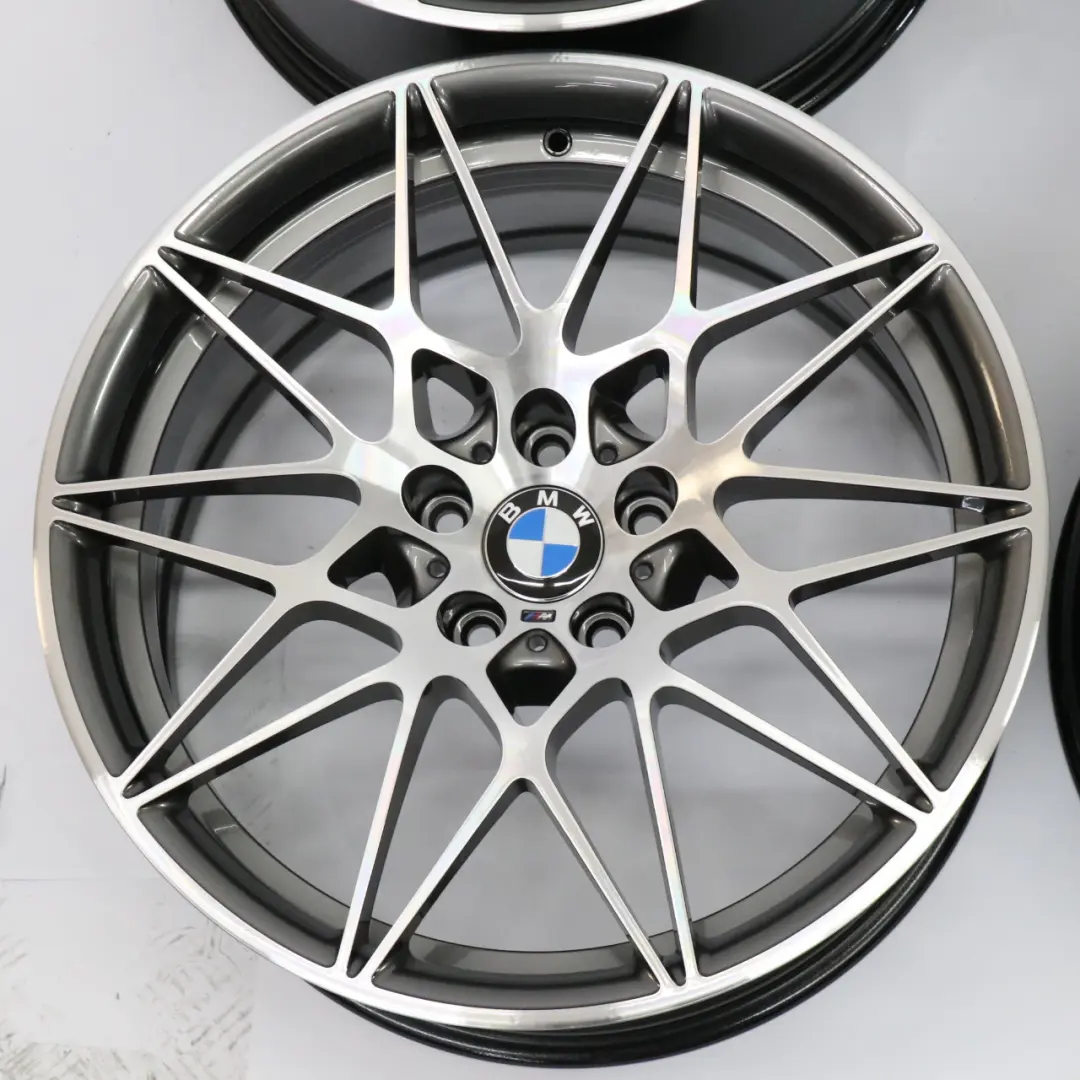 BMW F80 M3 Ferric Grey 4X Wheel Alloy Rim 20" M Star Spoke 666 9J/10J 2287501