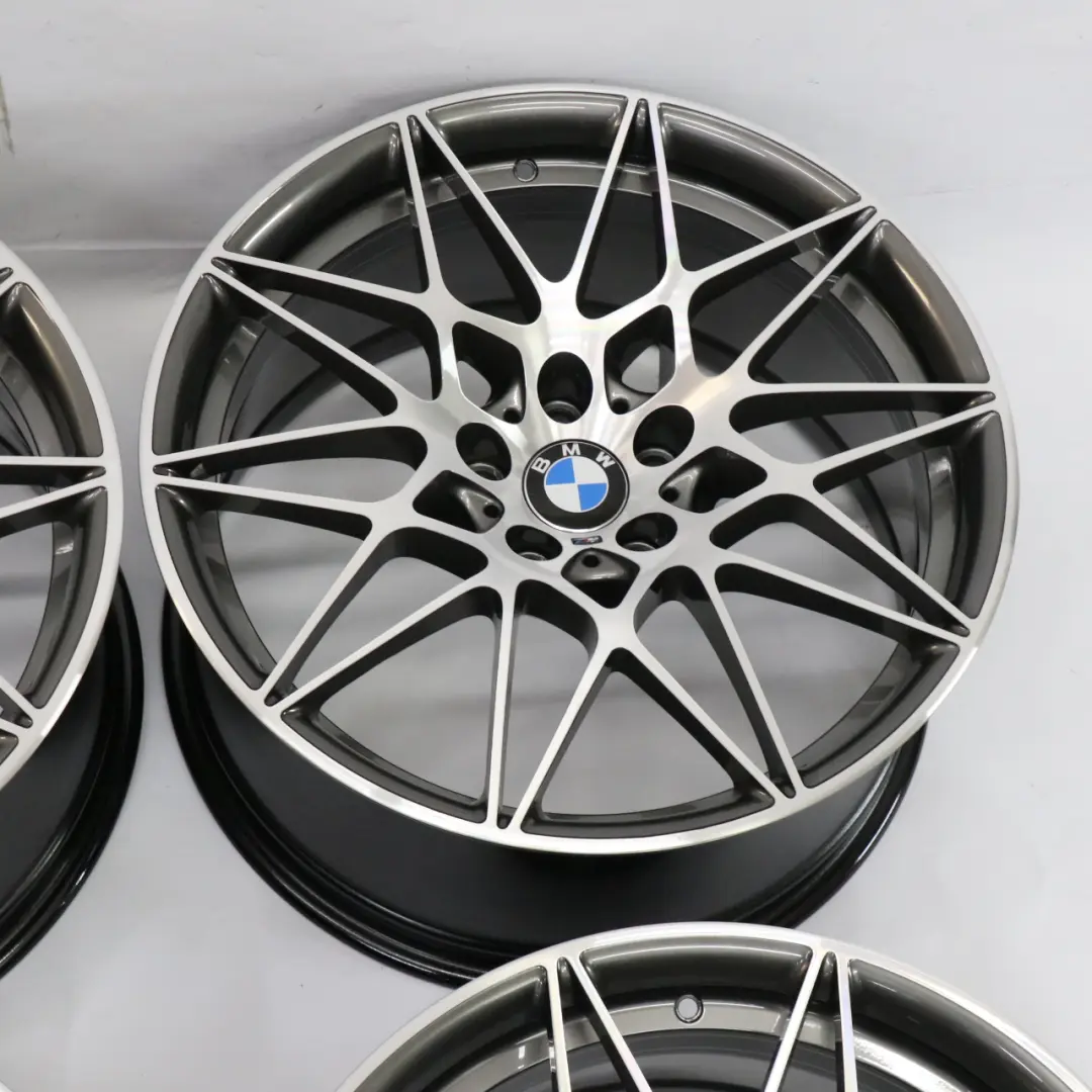 BMW F80 M3 Ferric Grey 4X Wheel Alloy Rim 20" M Star Spoke 666 9J/10J 2287501